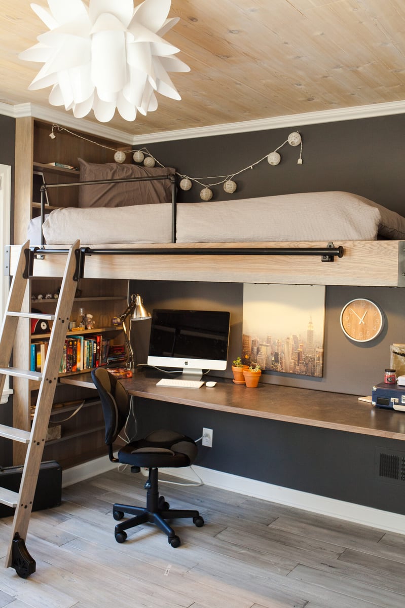 loft-bed-with-desk-and-pendant-light-omaha-ne-optimized